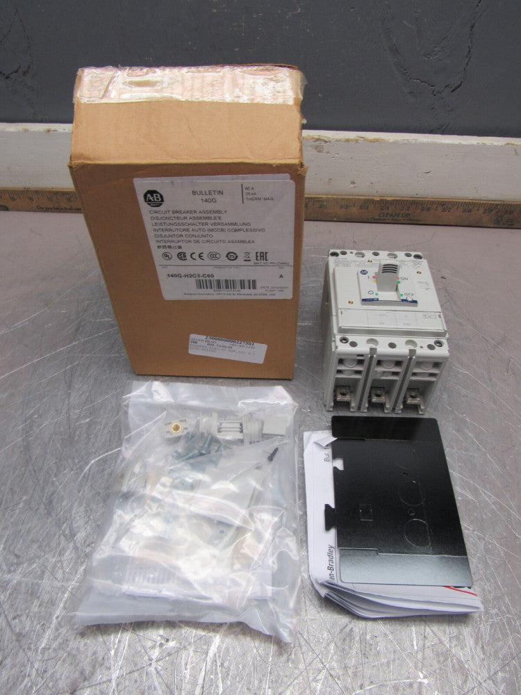 ALLEN BRADLEY 140G-H2C3-C60 SER-A CIRCUIT BREAKER 3P 60A 25KA NEW IN BOX !!M/O