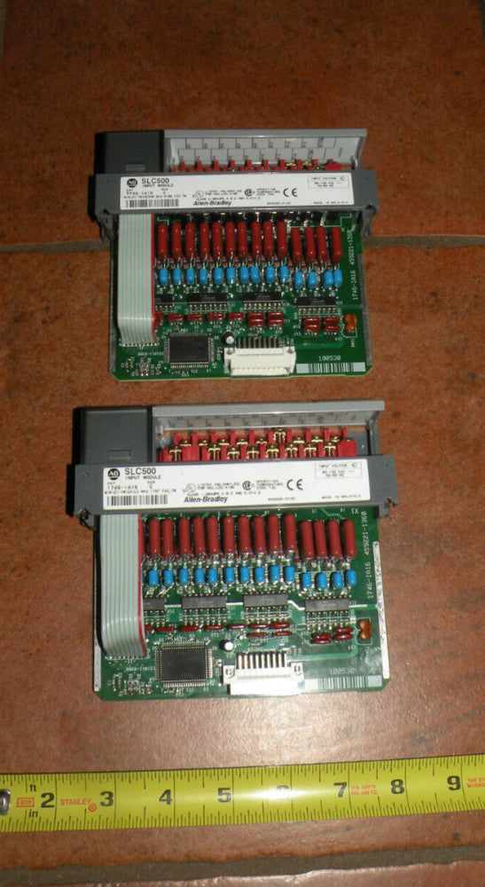 (2) 1746-IA16 /C Allen Bradley SLC 500 AC Input Module GUARANTEED