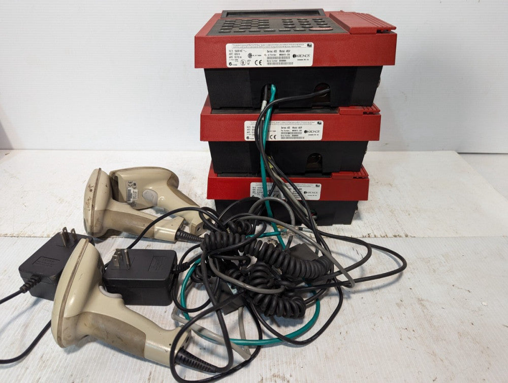 Kronos 480F Ethernet Time Clock, only two come with power cords