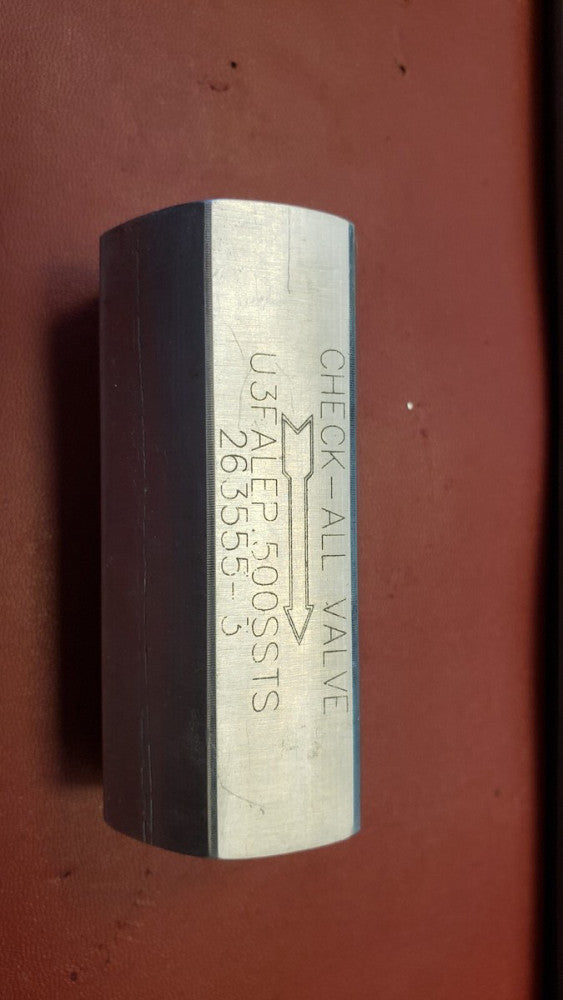 NEW Check-All Valve  U3FALEP.500SSTS  263555-3  1" NPT FEMALE TO FEMALE ( G2-5A)