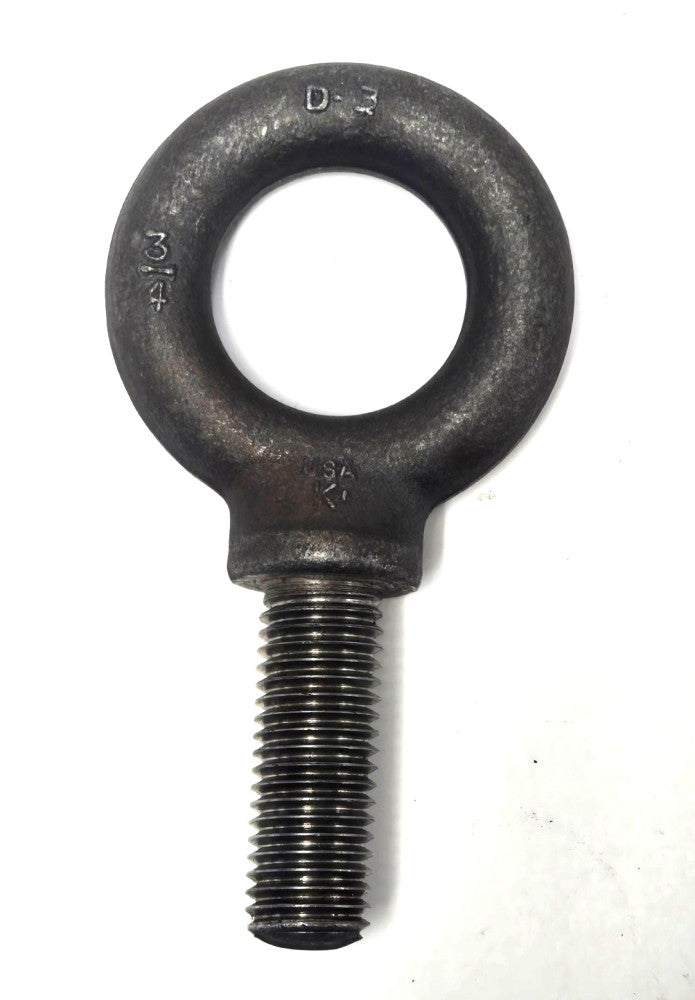 THREADED EYE BOLT 3/4 D-3  1-1/2" ID 2-3/4" OD  5-3/8"X2-3/4"X1-1/2"