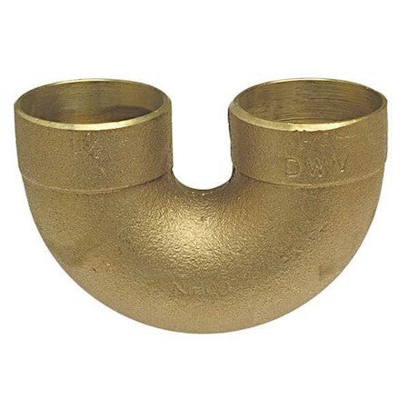 Nibco 879 11/2 Dwv Return Bend,Cast Bronze,1-1/2 In