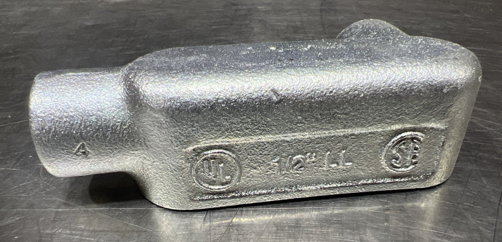 Bridgeport LL-61 Conduit Body 1/2” Nos Surplus