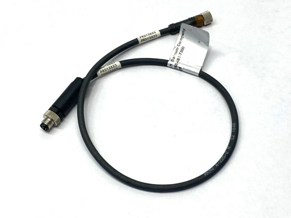 Lumberg Automation RKMV 4-225/2M Double-Ended M/F Cordset 700000404 CUT TO 17"