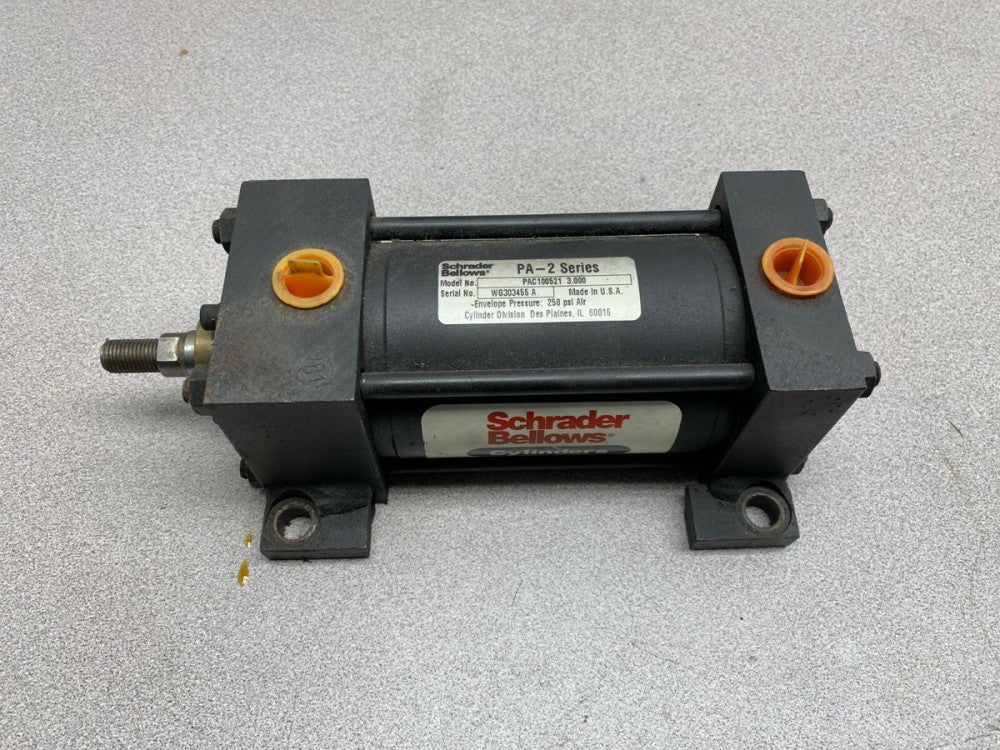 NEW NO PARKER SCHRADER BELLOWS PA-2 SERIES CYLINDER PAC100521 3.000
