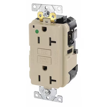 Leviton Mgfn2-Hgi Gfci Receptacle,20A,125Vac,5-20R,Ivory