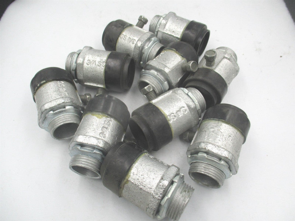 Cooper Crouse-Hinds 3/4" Malleable Iron Set Screw Conduit Connector - Lot of 10