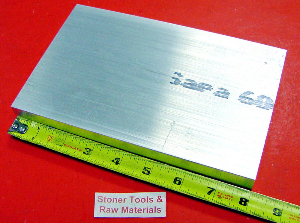 1-1/2" X 5" ALUMINUM 6061 FLAT BAR 8" long Solid T6511 Extruded Mill Bar Stock