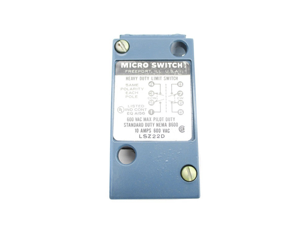 MICRO SWITCH LSZ22D 600VAC 10A NSNP