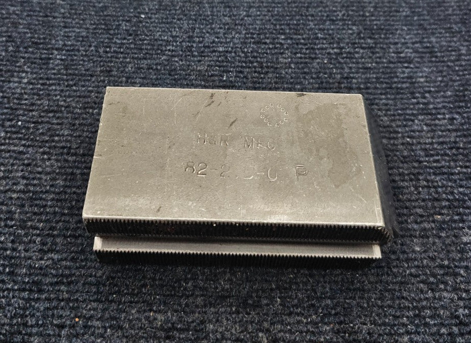 H&R MFG 82-2.5-0 P Aluminum Square Soft Lathe Chuck Jaw Serrated Heavy Duty