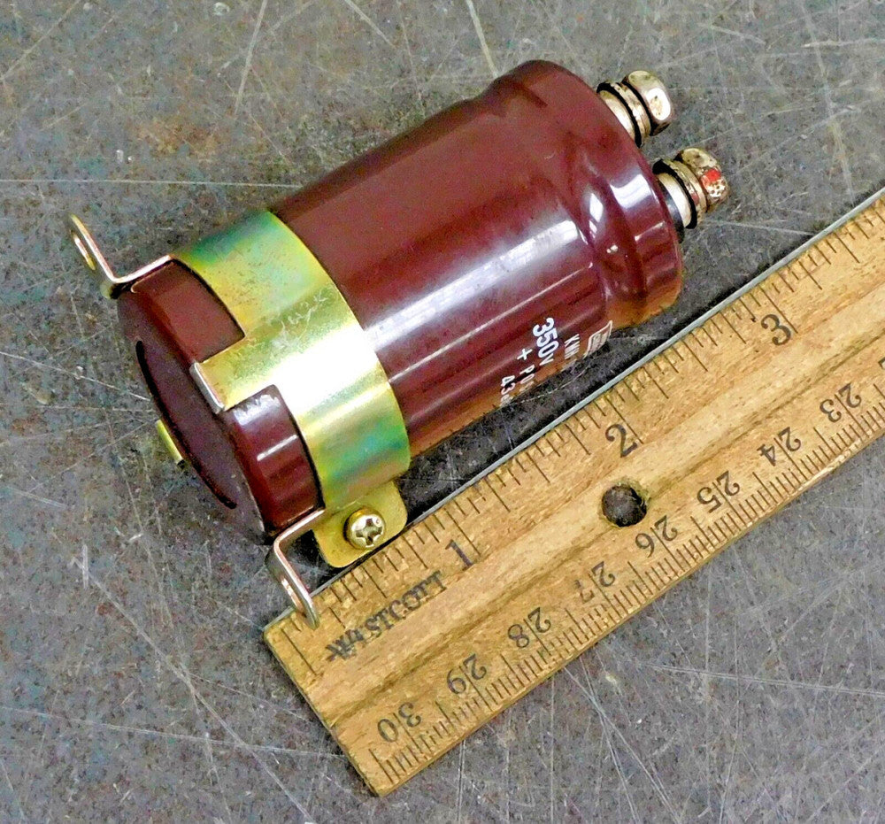 Nippon Chemi-Con 43e808 Positive Capacitor 350V 470 µF 105° C