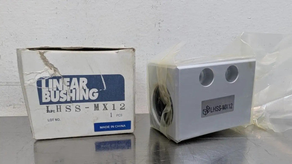 Misumi LHSS-MX12 Pillow Block Linear Ball Bearing 12mm ID 34mm Wide x 47mm Long