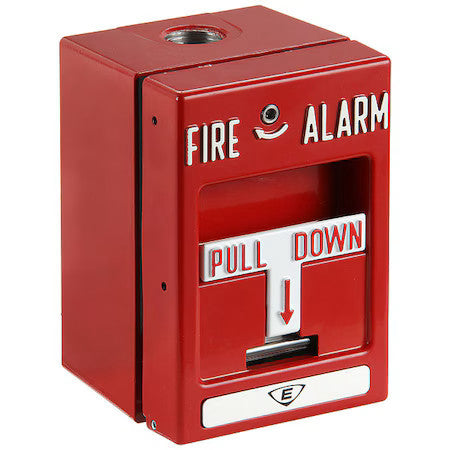Edwards Signaling Mpsr2-Shtw-Ge Weatherproof Pull Station Double Action Hex