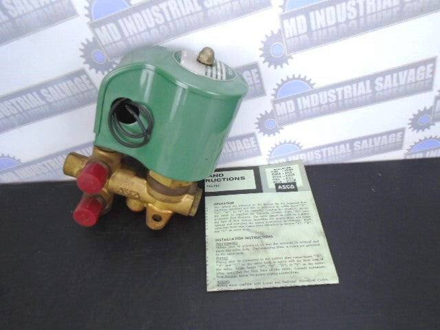 ASCO - 1/2" Solenoid Valve 8304, 8304B2G 240V - AIR LIQUID REFRIGERANTS 250 -NEW