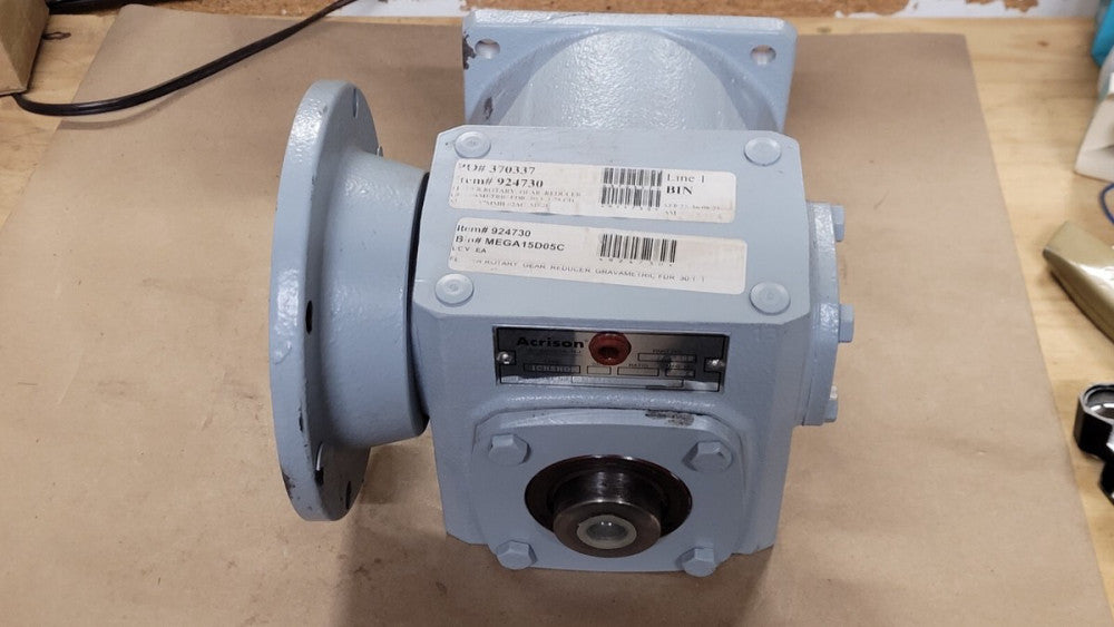 Acrison Type ICHSHOF 207-1569 Right Angle Gear Reducer Size 18 Ratio: 30