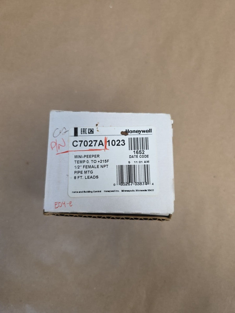 New Sealed Honeywell C7027A1023 Control Box Combustion Program C7027A 1023