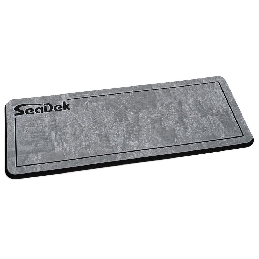SeaDek 14" x 36" 20mm Dual Density Small Helm Pad Storm Gray/Black Realtree Tim