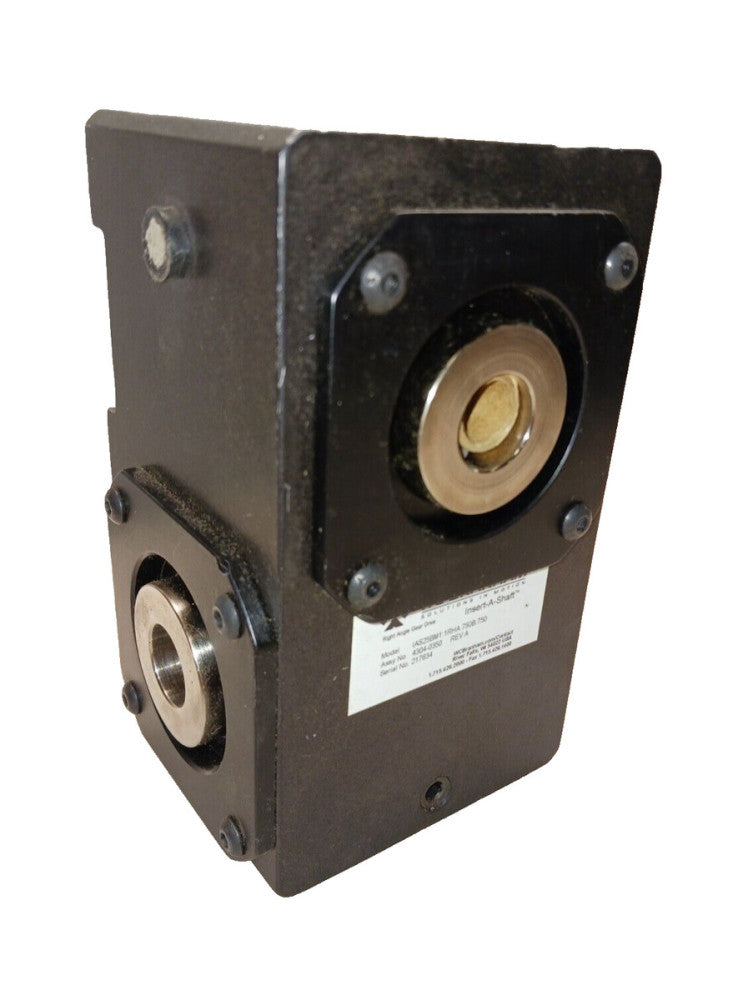 NEW WC BRANHAM 1" INSERT-A-SHAFT RIGHT ANGLE GEAR DRIVE IAS25BM1:1RHA.750B