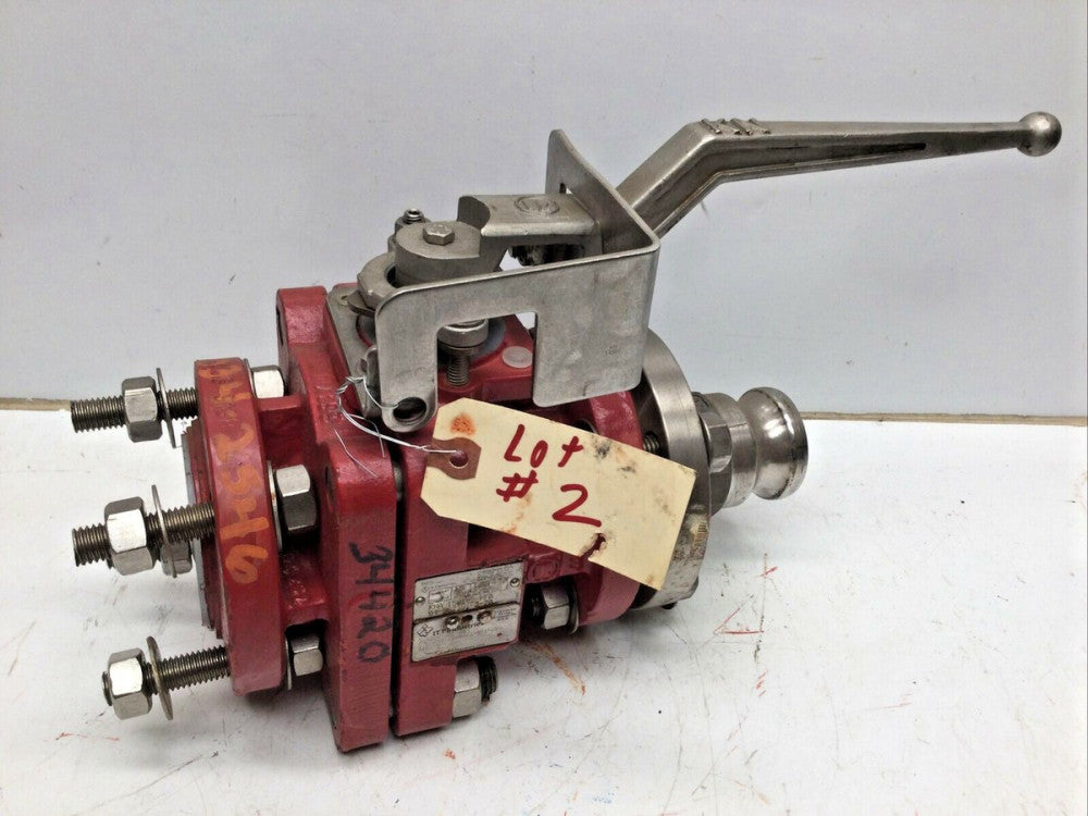 Richter ITT KNA Lined Ball Valve, 1.5” 150lbs, 1.5-KNA-1100-T1-ST1-LDS AA Flange