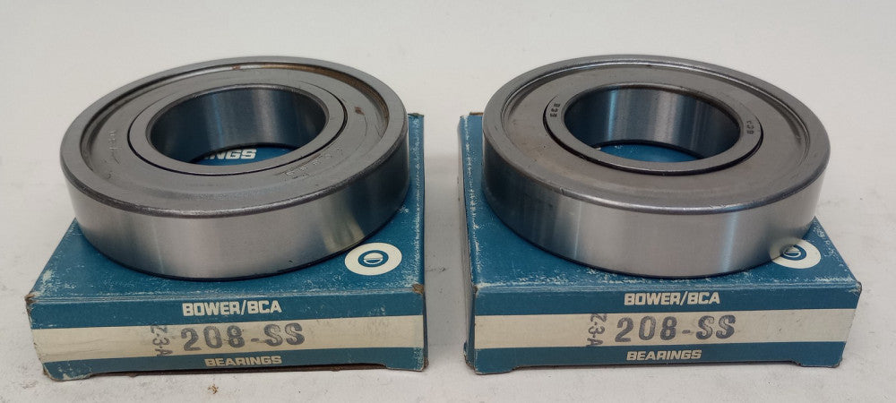 Bower BCA 208-SS Ball Bearing Deep Groove 40 X 80 X 18 Double Shield (Pack of 2)