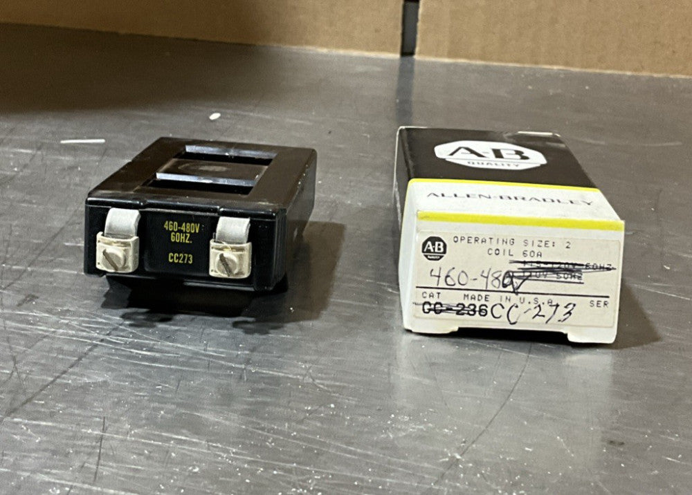 NEW ALLEN BRADLEY CC-273 OPERATING COIL 460-480V 60HZ 60A SIZE 2