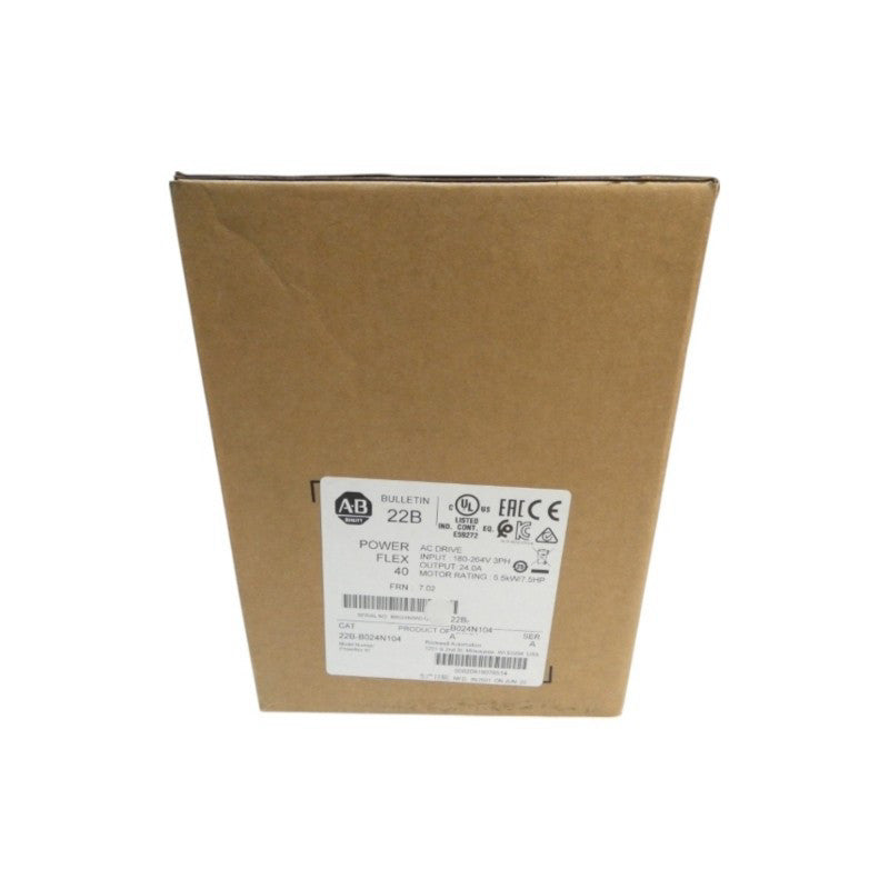 ALLEN BRADLEY 22B-B024N104 SER. A F/W 7.02 180-264V 24.0A NSFS