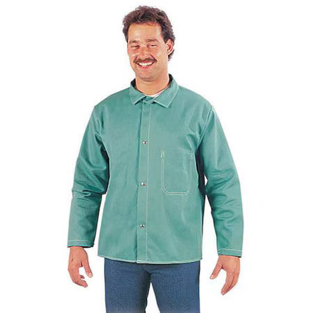Steel Grip Wc 16750 Fr Jacket, 4Xl, 12 Oz Cotton, Snaps Closure