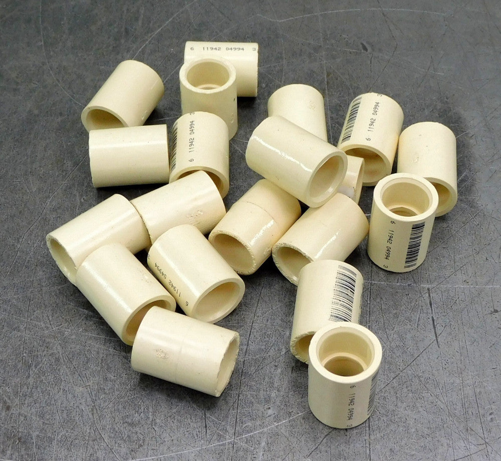 Charlotte Pipe CTS2100 FlowGuard CPVC Straight Coupling 04994 1/2" Lot of Twenty