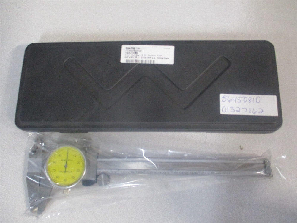 (102-1036) 0″ to 6″ Range, 0.001″ Graduation, 0.1″ per Revolution Dial Caliper
