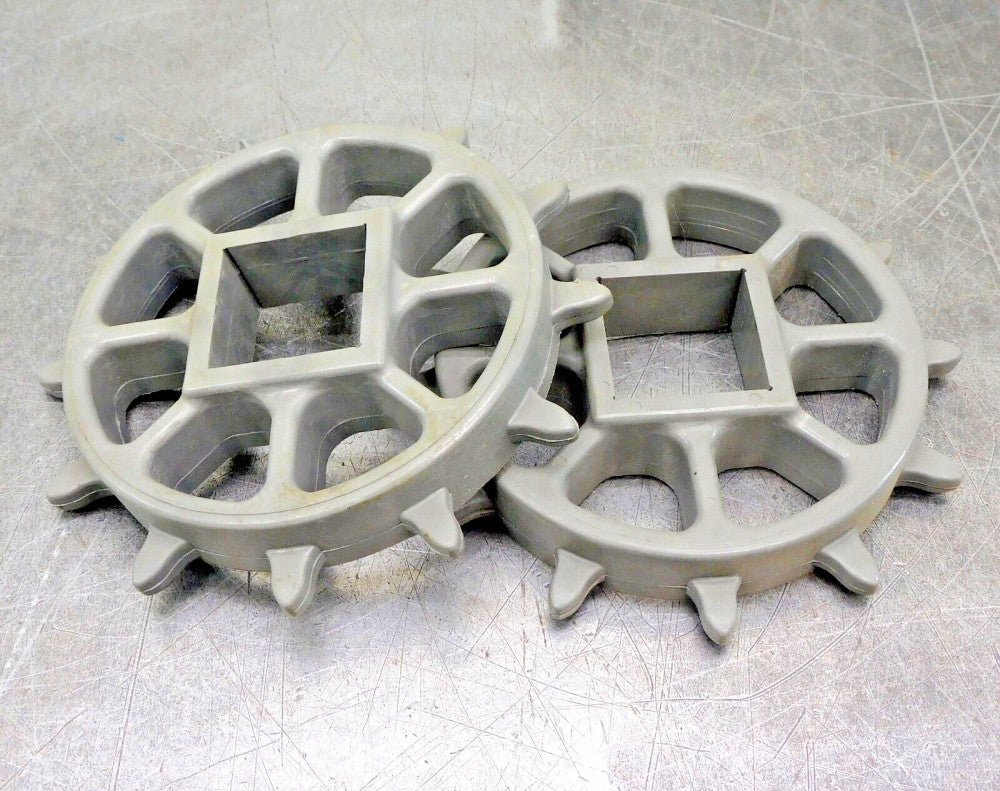 Falcon 71512M-GN-1-1/2 SQ  Nylon Sprocket 1-1/2" bore 12 Teeth Lot of Two (2)