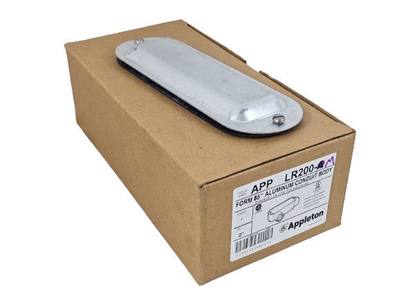 Appleton LR200-M Conduit Body 2" Threaded Rigid Iron Unilet W/ Cover & Gasket