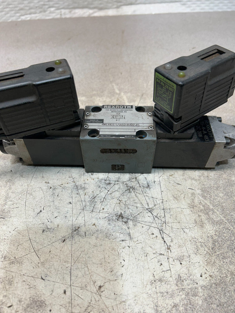 USED REXROTH DIRECTIONAL VALVE 4WE6E51/AG24N9Z45