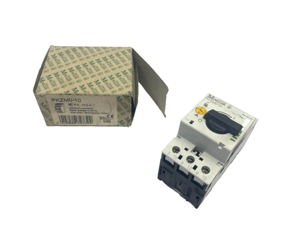 Moeller PKZM0-10 IEC motor control Manual Motor Protector, 10A, 45mm Frame