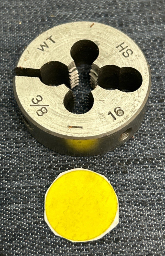 UNBRANDED HS ADJUSTABLE ROUND SPLIT DIE  3/8-16