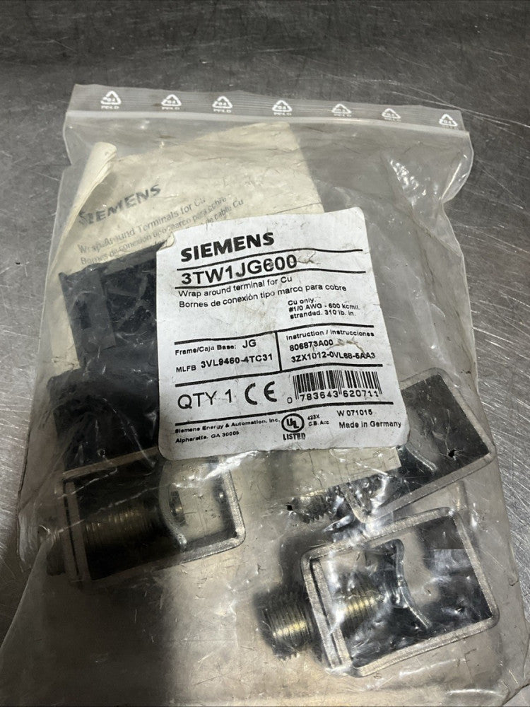 SIEMENS 3TW1JG600 Wrap Around Terminal, NOS