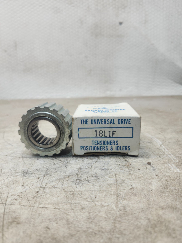 NEW IN BOX BREWER UNIVERSAL DRIVE PULLEY 18T 18L1F