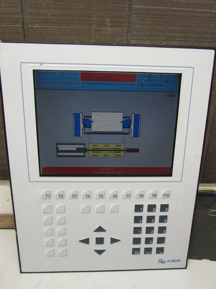 B&R AUTOMATION OPERATOR INTERFACE PANEL 5D5500.06 WITH CONTROLLER 5C5001.01 NICE
