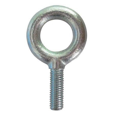 Zoro Select U16182.050.0300 Eye Bolt Without Shoulder, 1/2"-13, 3 In Shank,