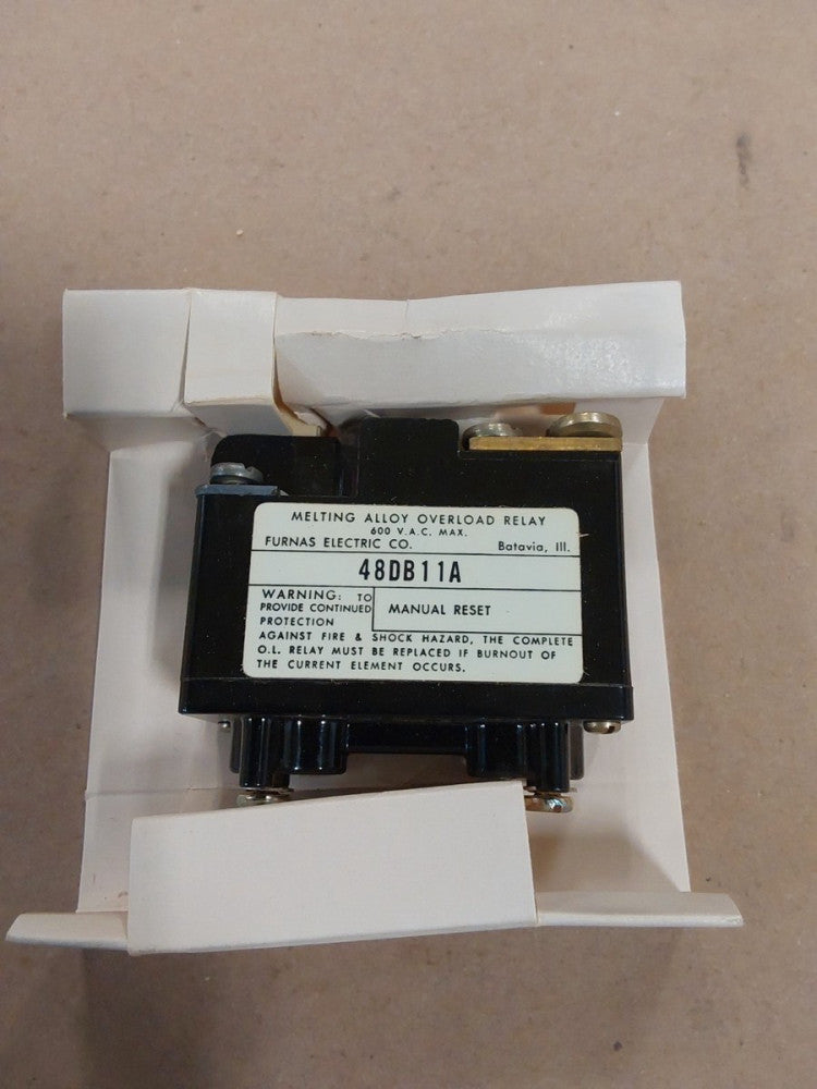 FURNAS THERMAL OVERLOAD RELAY FOR SIZES 00,0,1 48DB11A....N74