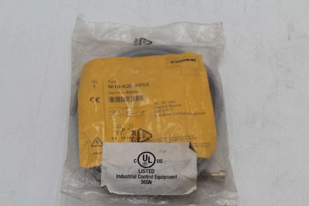 Turck Ni10-K20-AP6X Proximity Sensor