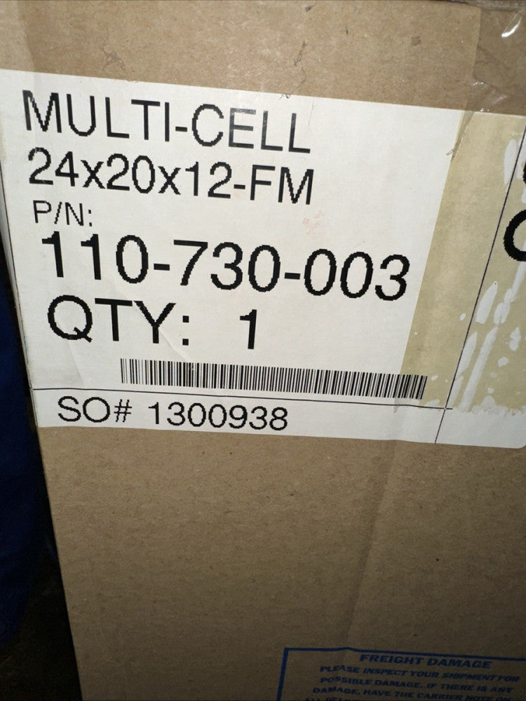 Koch Air Filter 110-730-003, 24x20x12 Multi-Cell Air, K9242012-FM, New
