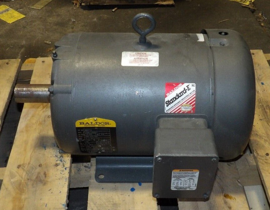 NEW BALDOR 5.5 KW (7.37 HP) AC MOTOR 208-230/460 VAC 3Ø 1760 RPM IEC D132S M3710