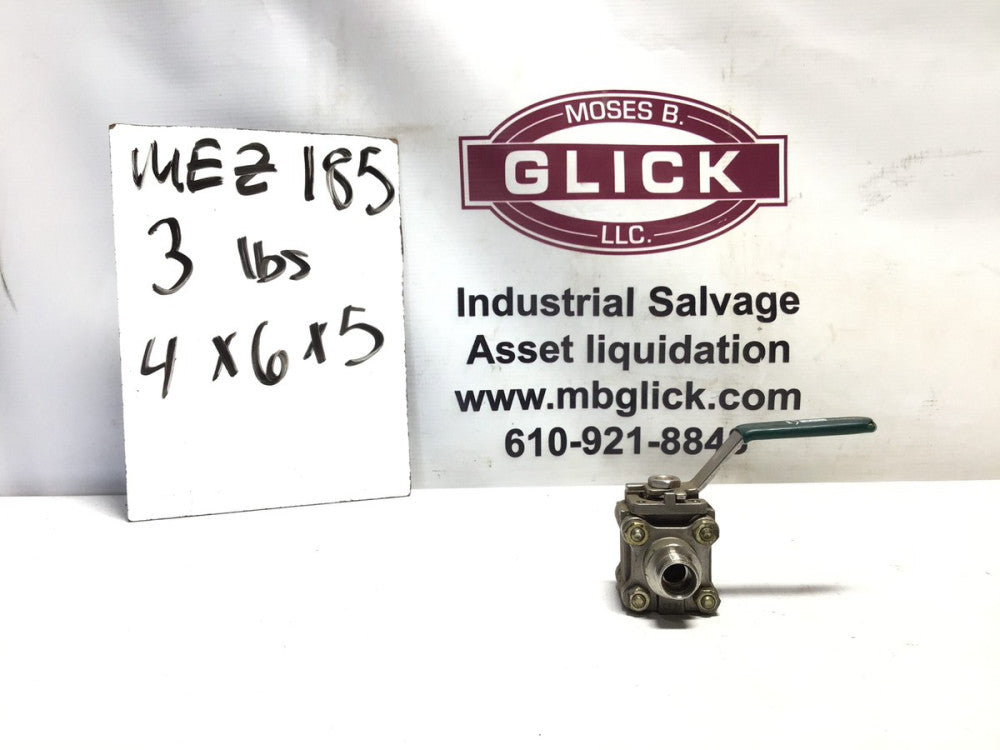 Parker Ball Valve SW68L-RT-V-SS 1/2" 2500 CWP