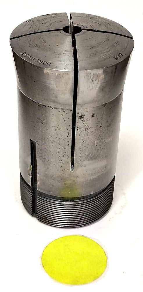 HARDINGE 3J 5/16" ROUND FRACTIONAL COLLET W/NYLON INSERT 3-3/4" OAL STEEL