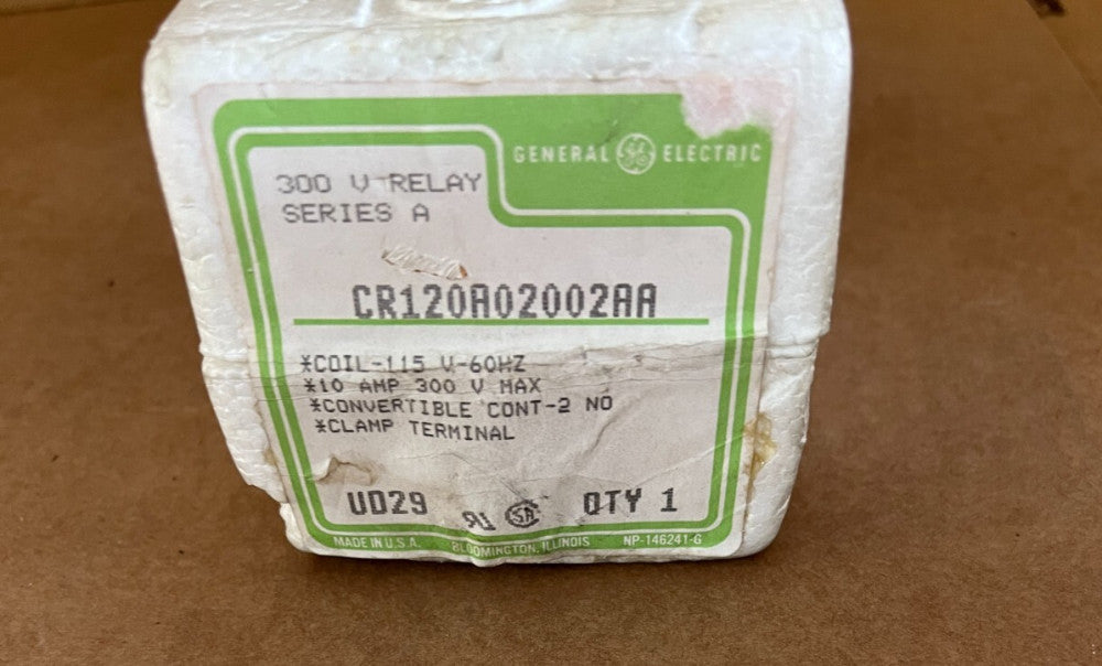GE 300 V RELAY, CR120A02002AA, SERIES A, COIL - 115 V - 60HZ, MAKE OFFER!