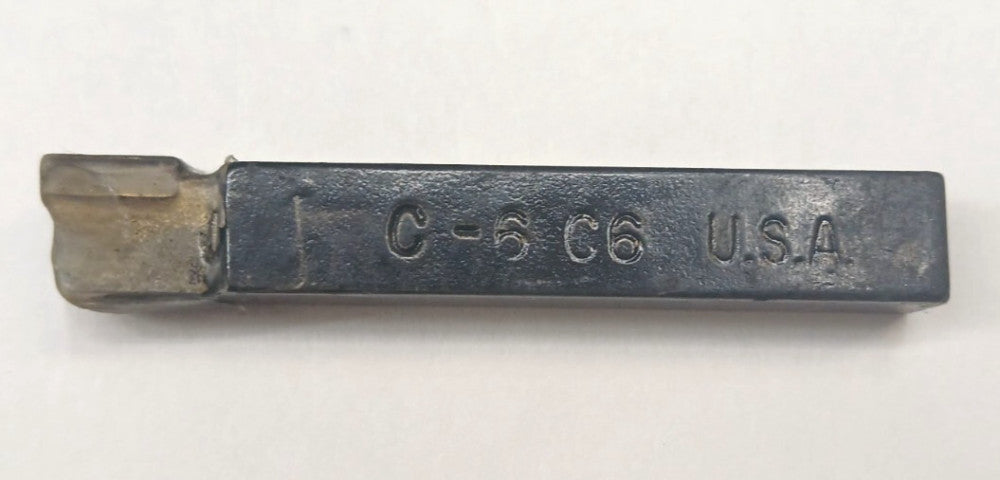 TELEDYNE FIRTH STERLING CARBIDE BRAZED TOOL BIT C-6 C6 SHANK 3/8 IN  LOT OF 5