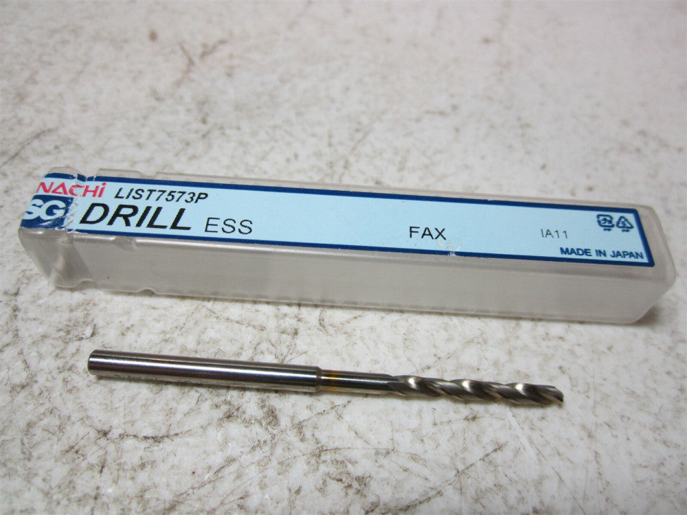 Nachi List 7573P Size #39 Diameter High Speed Steel Drill Bit