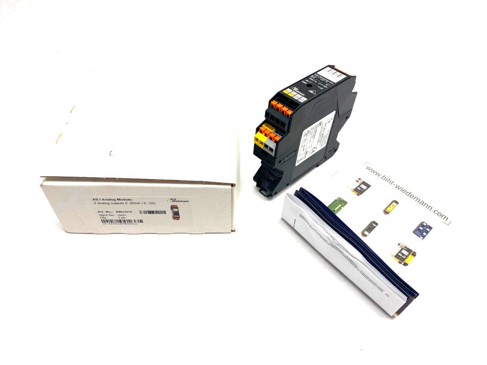 Bihl+Wiedemann BWU1412 AS-i Analog Module, 2 Analog Outputs 15551