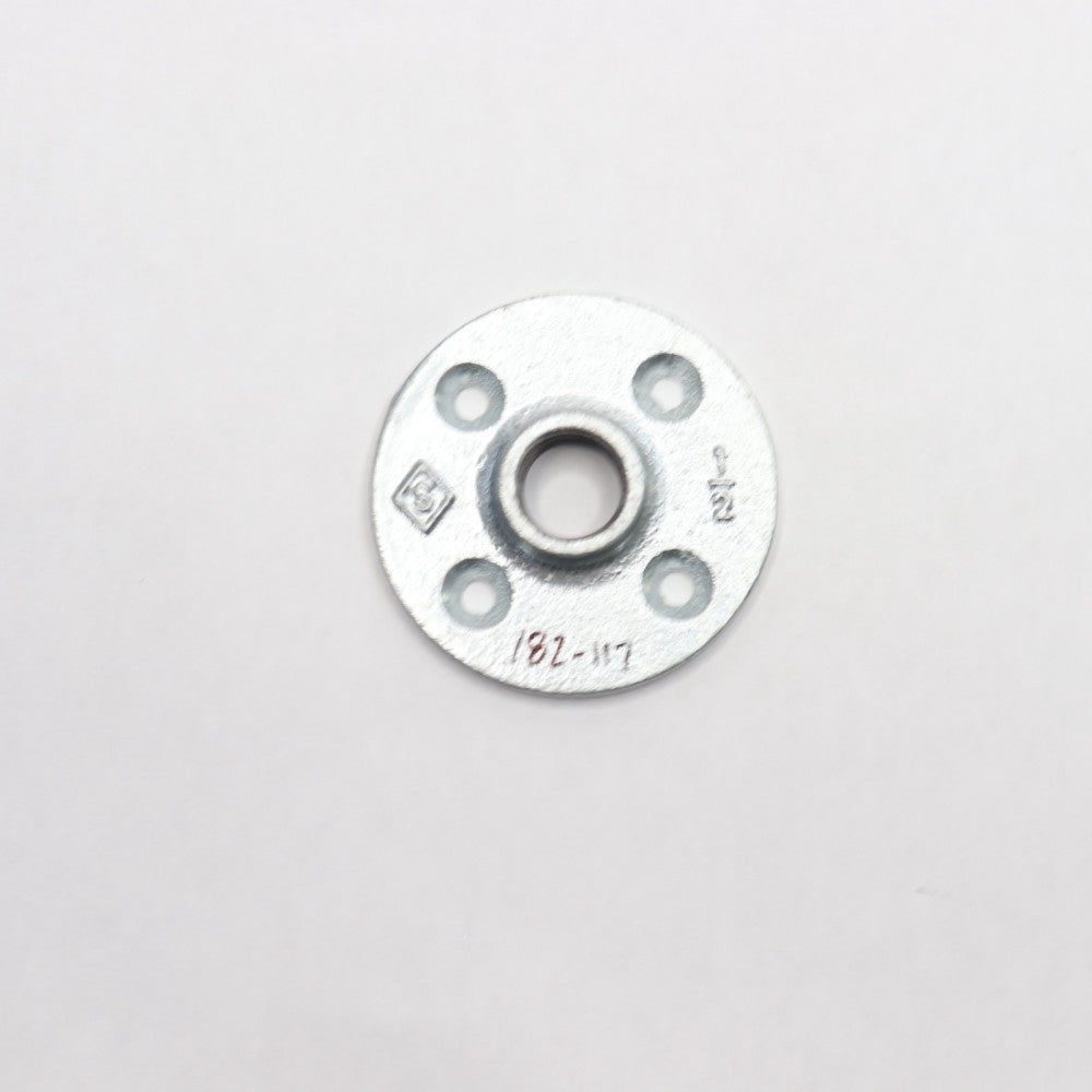 Floor Flange Fitting Galvanized Malleable Iron 1/2"