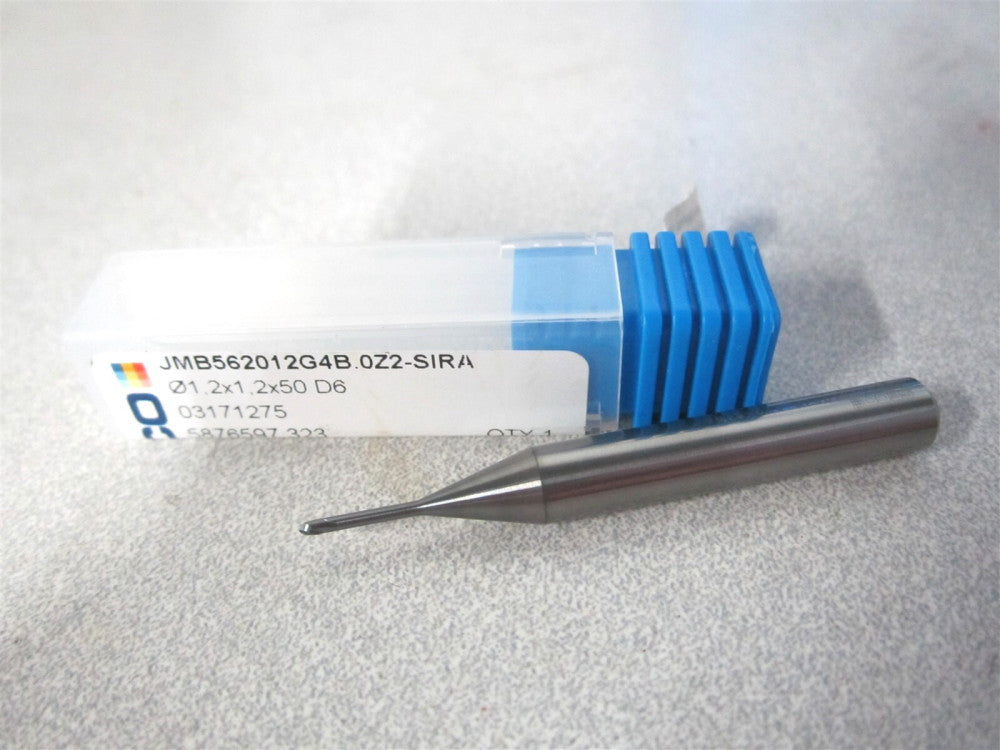 Seco (03171275) 1.20mm x1.20mm x6.00.mm x50.00mm Solid Carbide 2Fl Ball End Mill